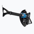 Комплект за гмуркане Cressi Big Eyes Evolution + Alpha Ultra Dry black/blue 5