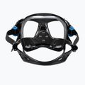 Комплект за гмуркане Cressi Big Eyes Evolution + Alpha Ultra Dry black/blue 6