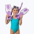Cressi Rocks Jr Dive Комплект за гмуркане люляк/бяло 6