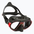 Маска за гмуркане Cressi Zeus black/red 6