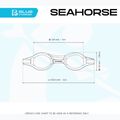 Детски очила за плуване Cressi Seahorse сиво/бяло/розово 8