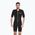 Мъжки неопренов костюм за плуване Cressi Lido Shorty 2 mm black/red
