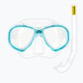 Детски комплект за шнорхелинг Cressi Perla Jr + Minigringo clear/aquamarine 2