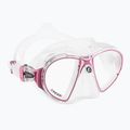 Маска за гмуркане Cressi Zeus clear pink