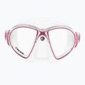 Маска за гмуркане Cressi Zeus clear pink 2