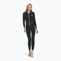 Дамски неопренов костюм за плуване Cressi Lido Monopiece 2 mm black/aquamarine 5