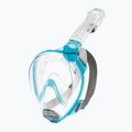 Cressi Baron Тюркоазена пълнолицева маска за гмуркане с шнорхел XDT0360026