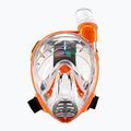 Детска пълнолицева маска Cressi Baron за гмуркане с шнорхел оранжева XDT0360085 2