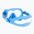 Комплект за гмуркане Cressi F1 + Supernova Dry blue metal 4