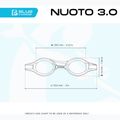 Очила за плуване Cressi Nuoto 3.0 black/black mirrored 4
