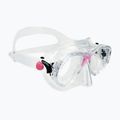 Комплект за гмуркане Cressi Marea + Seal Dry Jr clear/pink 2