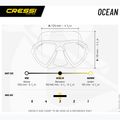 Cressi Ocean маска за гмуркане черна/синя 5