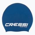 Шапка за плуване с дълга коса Cressi Loira синя/бяла