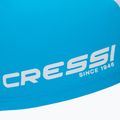 Детска шапка за плуване Cressi Tago в лазурно/бяло 3