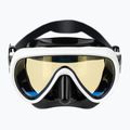 Дамска маска за гмуркане Cressi Honey 420 UV black/white/yellow/blue 2