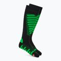 Скиорски чорапи Mico Heavy Weight Superthermo Primaloft Merino Ski nero verde fluo