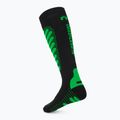 Скиорски чорапи Mico Heavy Weight Superthermo Primaloft Merino Ski nero verde fluo 2
