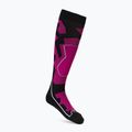 Mico Medium Weight Warm Control Ski Touring Socks Pink CA00281