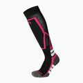 Детски скиорски чорапи Mico Medium Weight Warm Control Ski nero/fucsia