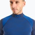 Мъжка термална тениска Mico Warm Control Mock Neck синя IN01851 3