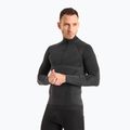 Мъжка термоактивна блуза Mico Warm Control Zip Neck nero