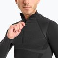 Мъжка термоактивна блуза Mico Warm Control Zip Neck nero 3