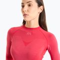 Дамска термоактивна блуза Mico Warm Control Round Neck fragola 3