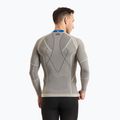 Мъжка термоактивна блуза Mico Odor Zero Round Neck grigio 2