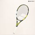 Детска тенис ракета Babolat Pure Aero Junior 26 сиво-жълта 140465 8