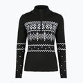 Дамски термо суитшърт Newland Groenlandia Half Zip black/white
