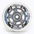 Колела за ролери с лагери FILA Wheels+A5+Alus 6mm white