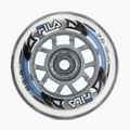 Колела за ролери с лагери FILA Wheels+A5+Alus 6mm white