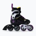 Детски ролкови кънки FILA Wizy G black/yellow magenta 2