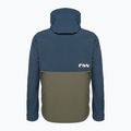 Мъжко яке за колоездене Northwave Easy Out Softshell тъмно синьо / горско зелено 2