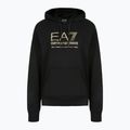 Мъжки суитшърт EA7 Emporio Armani Train Visibility Hoodie black / gold