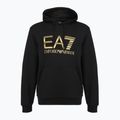 Мъжки суитшърт EA7 Emporio Armani Train Logo Series Big Logo Hoodie black