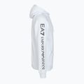 Мъжки суитшърт Emporio Armani EA7 Train Logo Series Extended Logo Hoodie Fz white / black 3