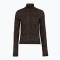 Дамски комплект термобельо EA7 Emporio Armani Ski Jacquard Knitted fancy brown animal print 3