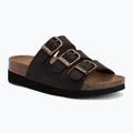 Дамски чехли Scholl Rio Wedge Ad Med dark brown