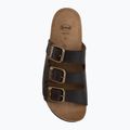 Дамски чехли Scholl Rio Wedge Ad Med dark brown 5