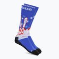Скиорски чорапи Colmar Freetime abyss blue/white/rac