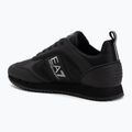 Обувки EA7 Emporio Armani Black & White Carbon triple black / silver logo 3