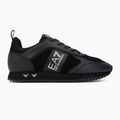 Обувки EA7 Emporio Armani Black & White Suede triple black micropunch 2