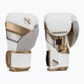 Hayabusa T3 бели/златни боксови ръкавици 2