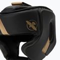 Боксова каска Hayabusa T3 Headgear black/gold 4