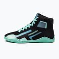 Боксьорски обувки Hayabusa Surge black/cyan 2