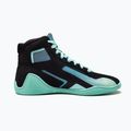 Боксьорски обувки Hayabusa Surge black/cyan 3