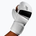 Hayabusa T3 Hybrid бели/черни граплинг ръкавици 4