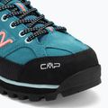 Дамски ботуши за трекинг CMP Moon Low Wp teal/red fluo 7