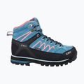 Дамски ботуши за трекинг CMP Moon Mid WP teal/red fluo 2